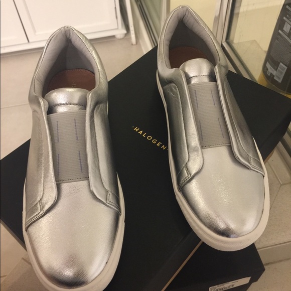 Halogen Shoes - Halogen silver sneakers